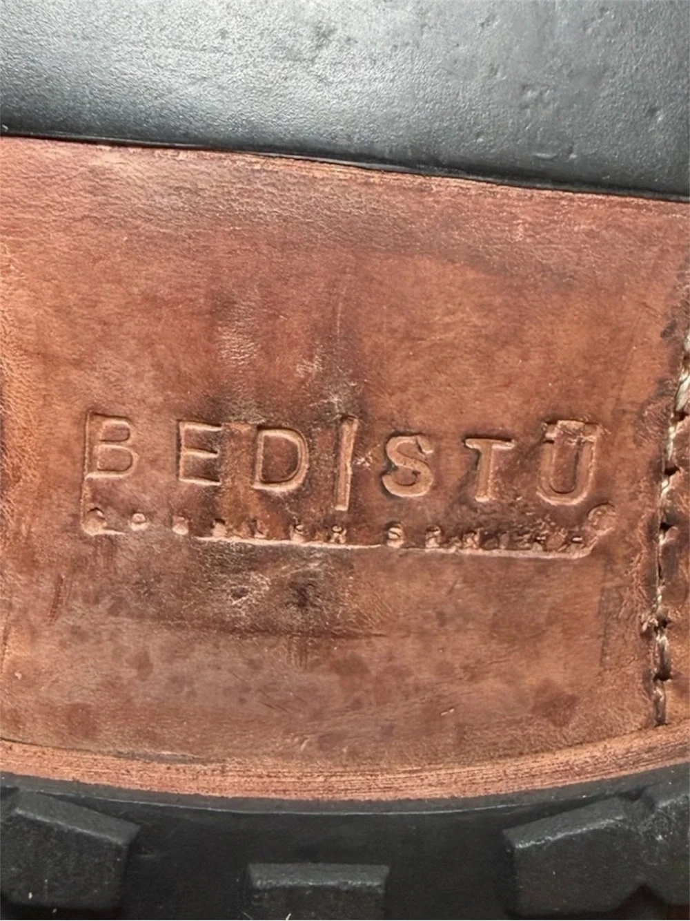 BED STU Brando Leather Wingtip Oxfords Men’s 10 Brown Distressed Cobbler Series